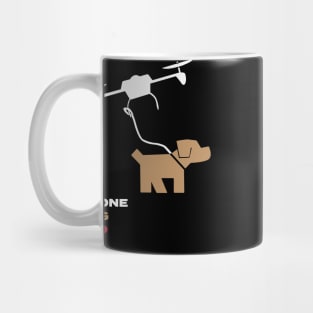 Drone Dog Dad Funny Love Theme Man's Best Friend T-Shirt Mug